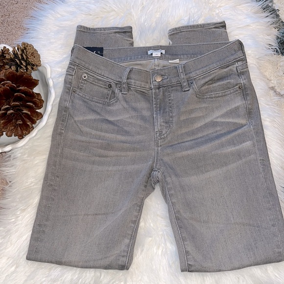 NWT J. Crew Gray Skinny Jeans